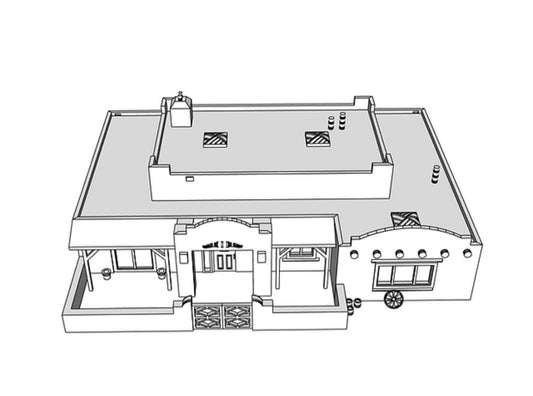 00037 - N Scale Model Kit - Redstone Ranch