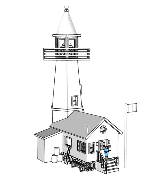 00036 - N Scale Model Kit - Fogcliff Beacon