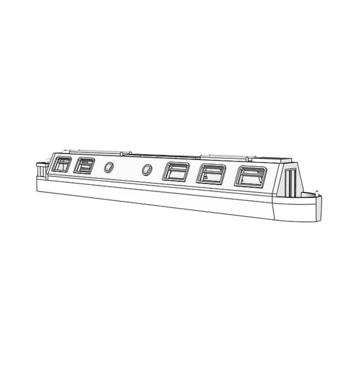 00041 - N Scale Model Kit - The Hobnail Canal/Narrow Boat