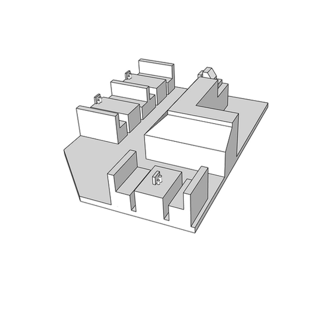 00016 - Fry Me To The Moon Donut Shop - Detailed Interior - N Scale Model Kit