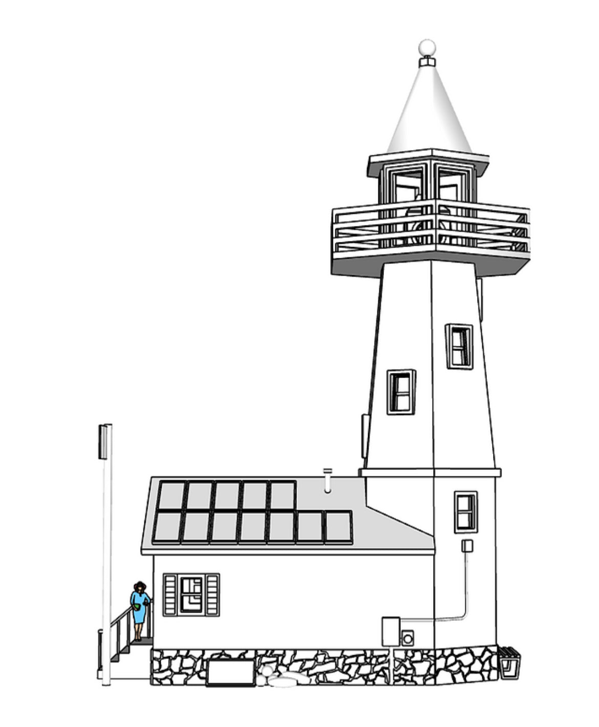 00036 - N Scale Model Kit - Fogcliff Beacon