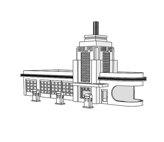 00038 - N Scale Model Kit - Gulph Gas N' Go