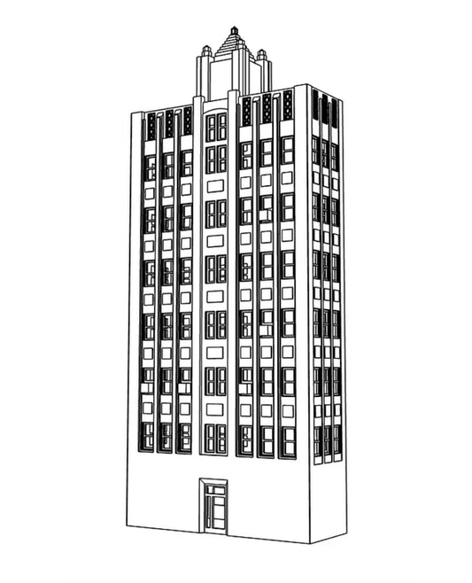 00022 - Rutland Tower - N Scale Model Kit