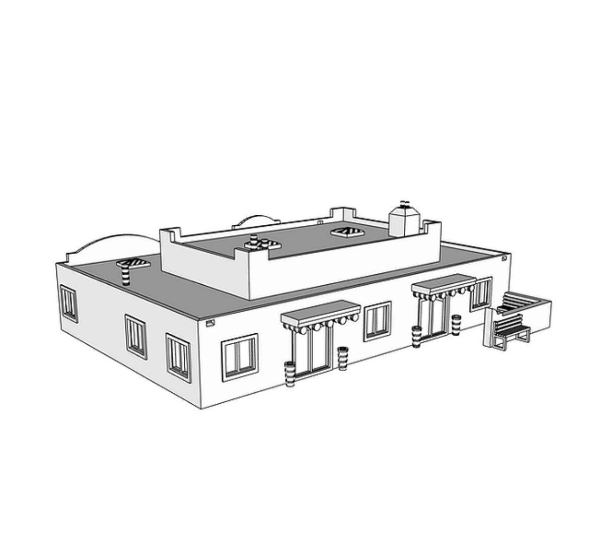 00037 - N Scale Model Kit - Redstone Ranch