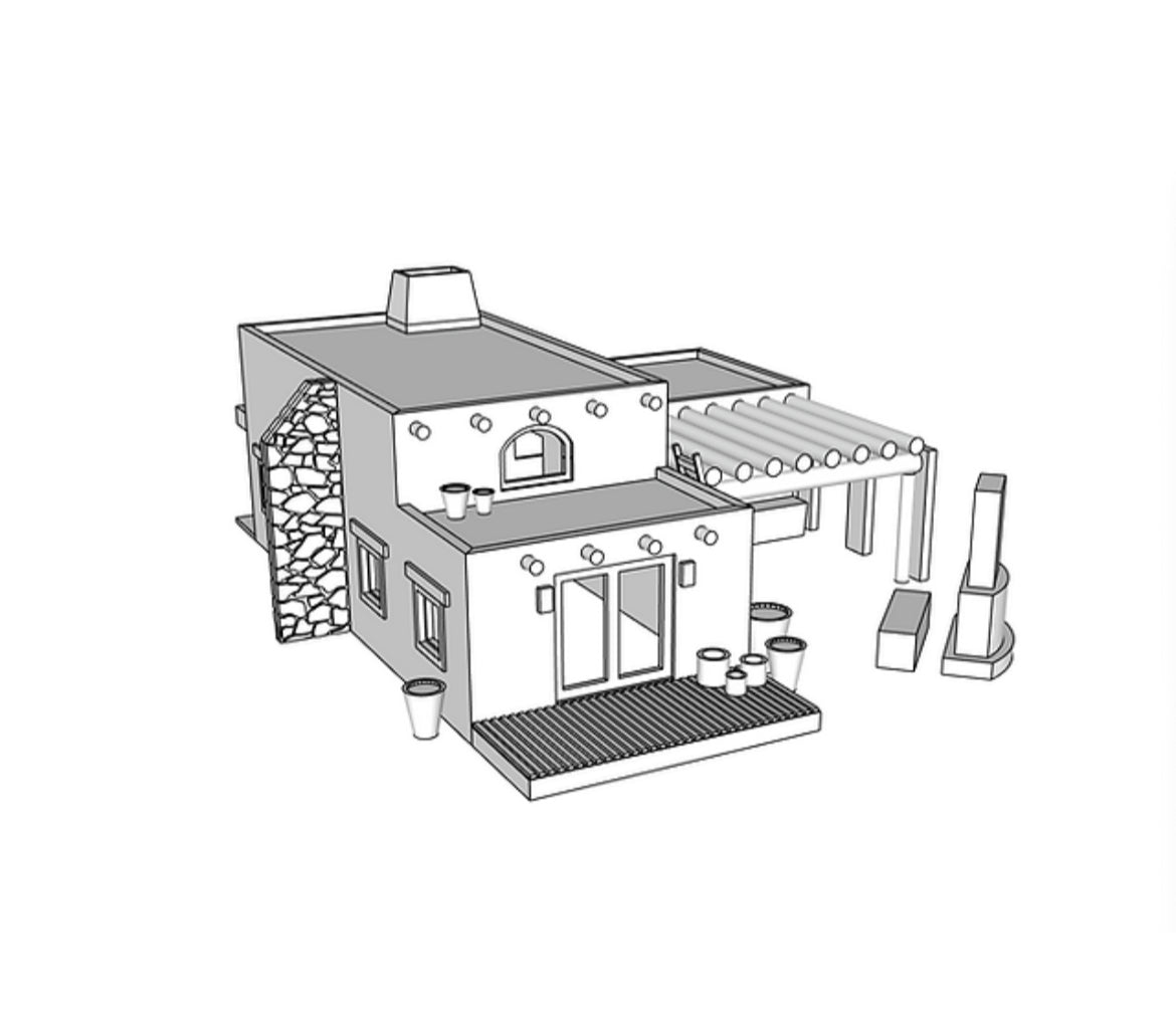 00028 - N Scale Model Kit - Desert Haven