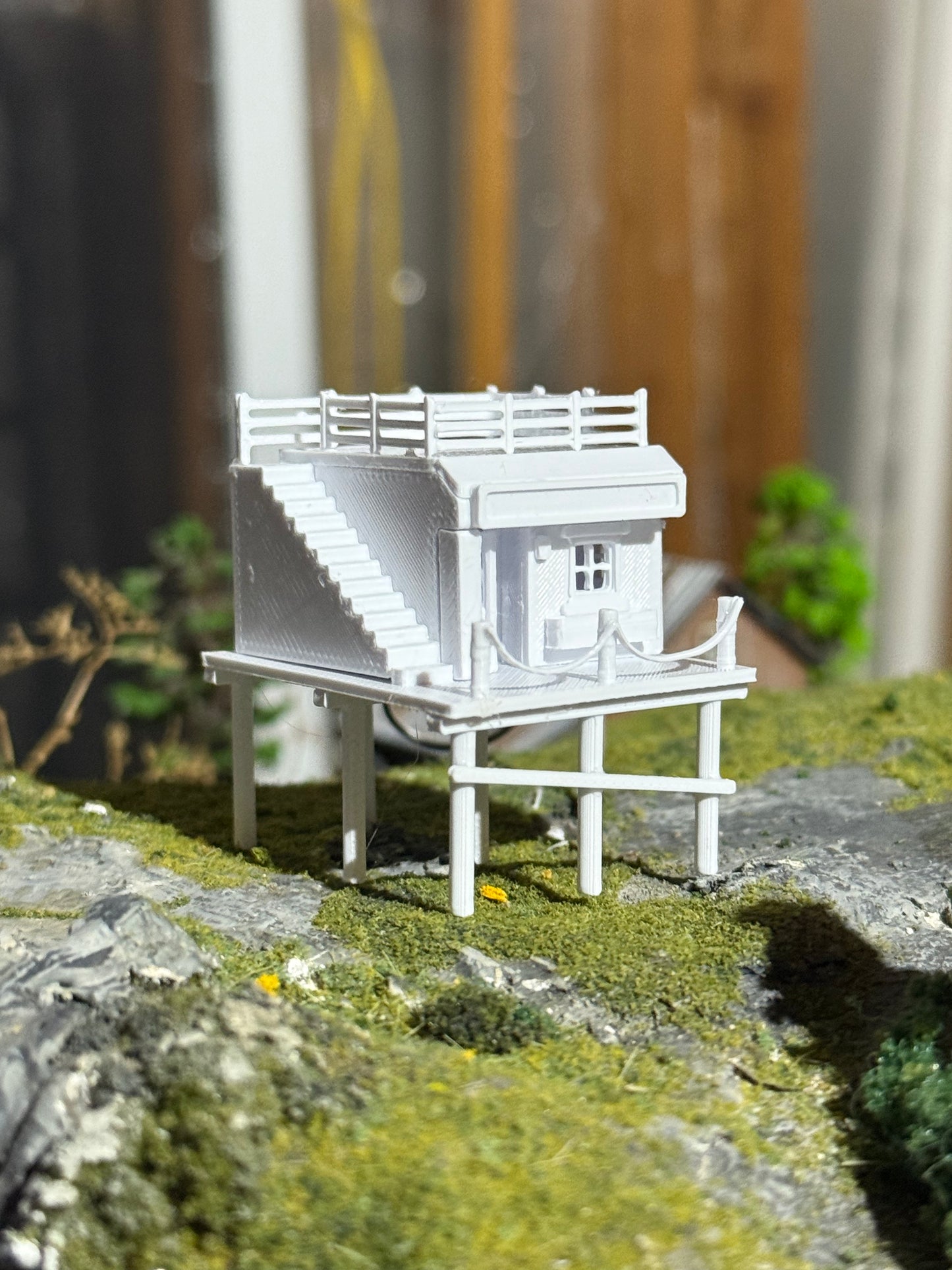 00072-3 - Fishermans Wharf Building 4 - N Scale Model Kit