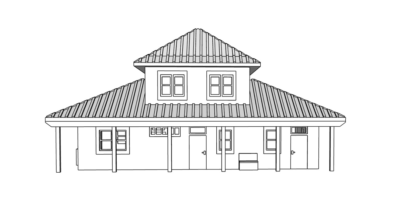 00044 - Harper Depot - N Scale Model Kit