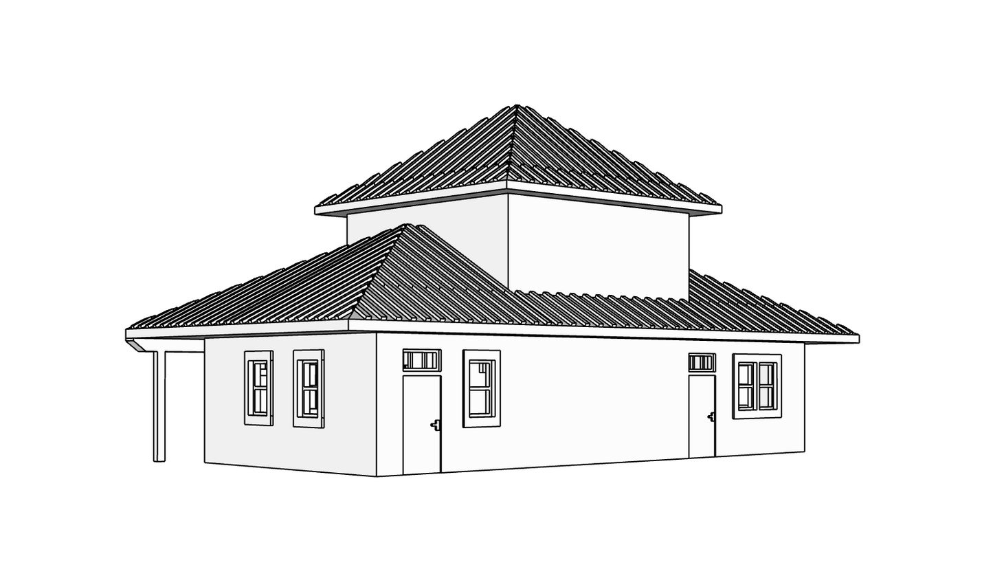 00044 - N Scale Model Kit - Harper Depot