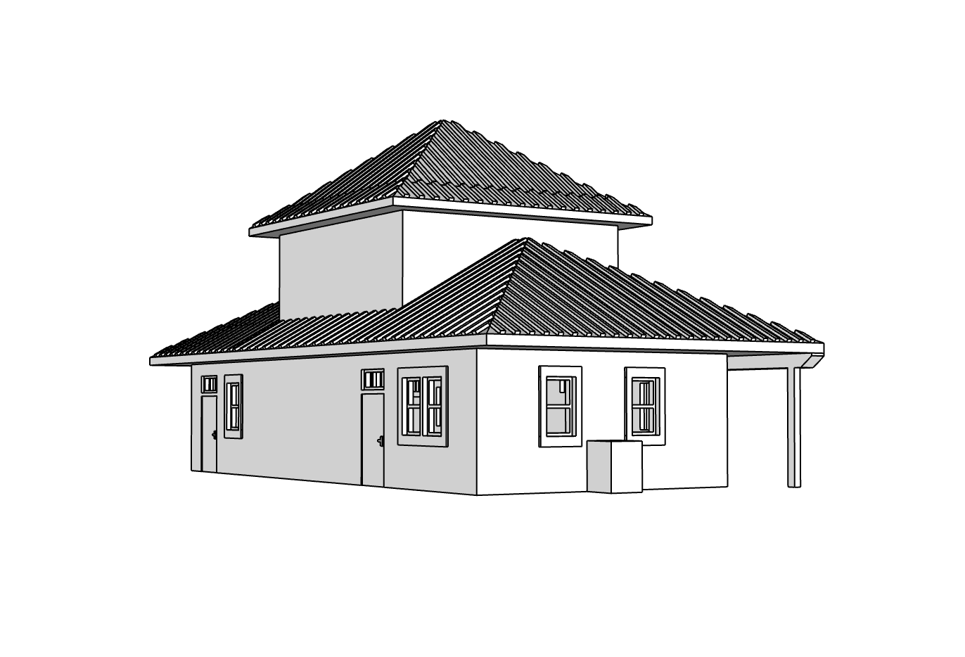 00044 - N Scale Model Kit - Harper Depot