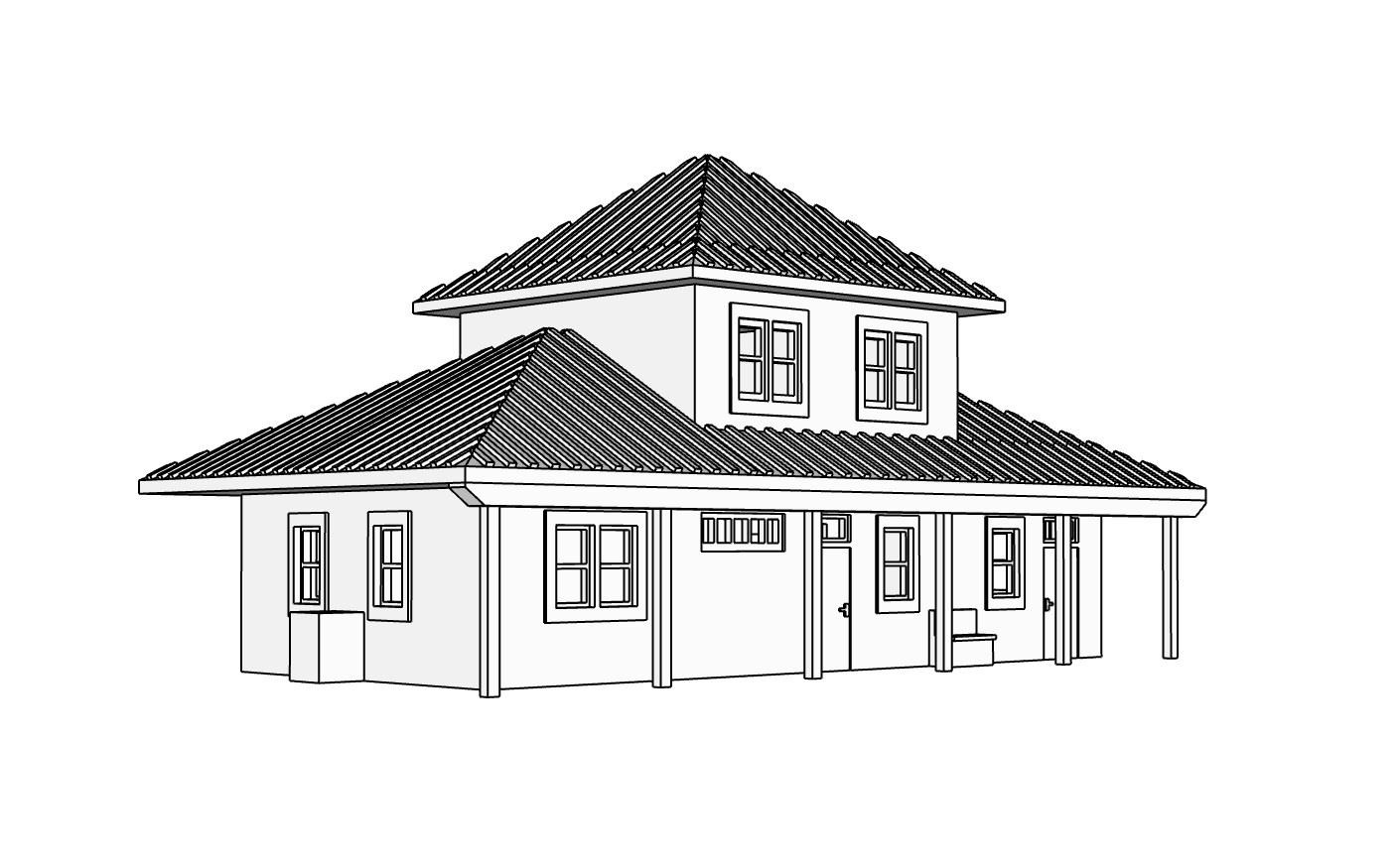 00044 - N Scale Model Kit - Harper Depot