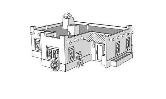 00055 - N Scale Model Kit - Sundown Mesa