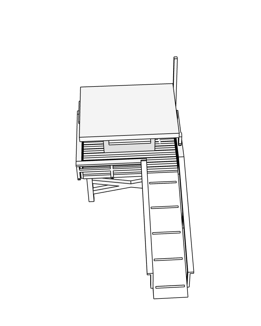 00058 - N Scale Model Kit - Lifeguard Tower