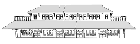 00045 - N Scale Model Kit - Clifton Station