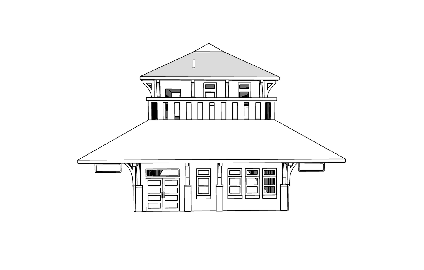 00045 - N Scale Model Kit - Clifton Station
