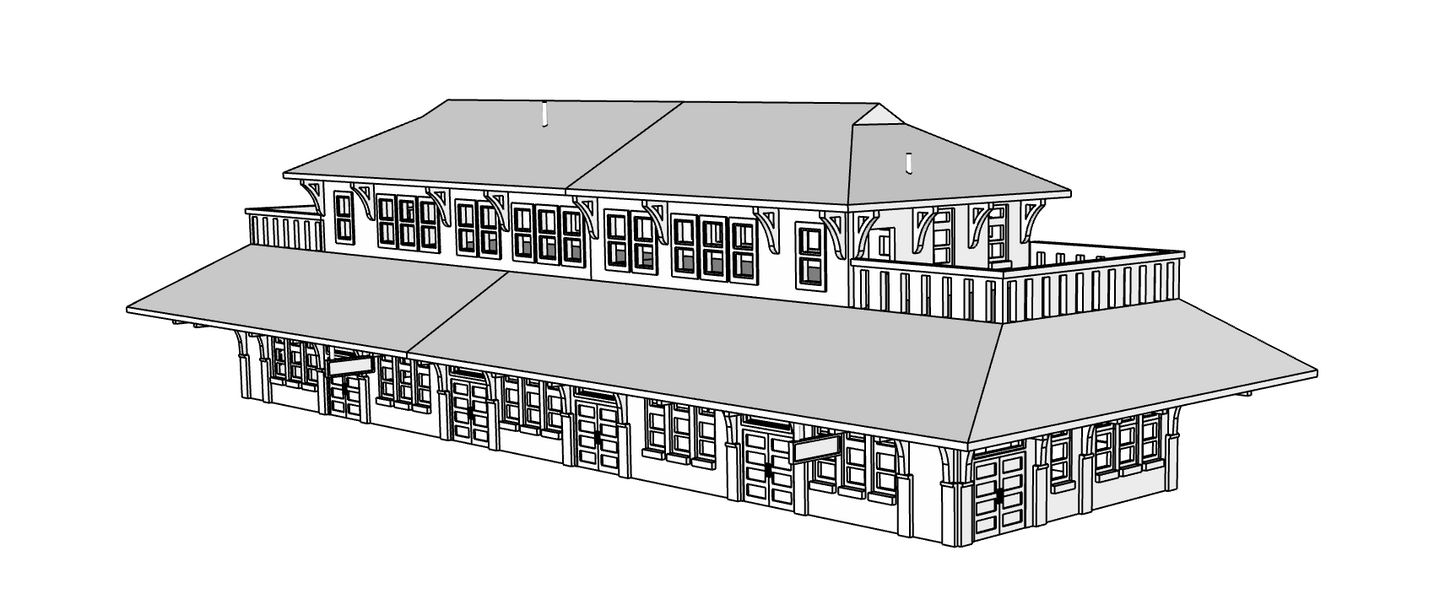 00045 - N Scale Model Kit - Clifton Station