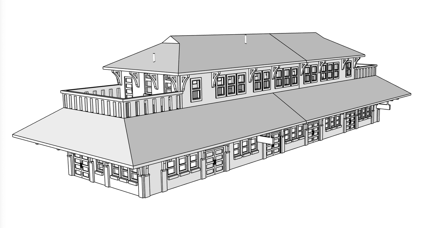 00045 - N Scale Model Kit - Clifton Station