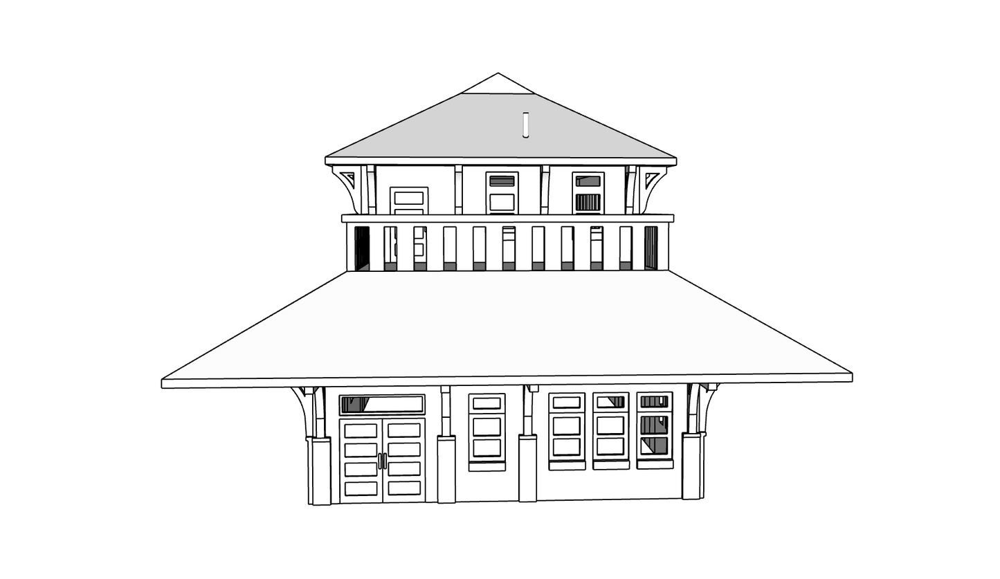00045 - N Scale Model Kit - Clifton Station