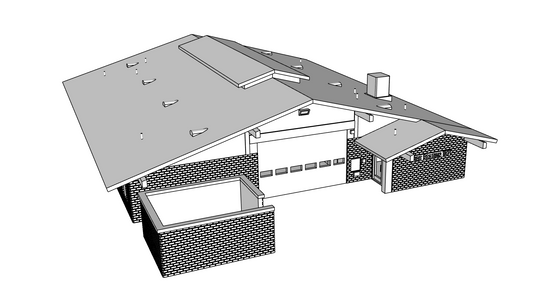 00065 - N Scale Model Kit - Fire Station 127