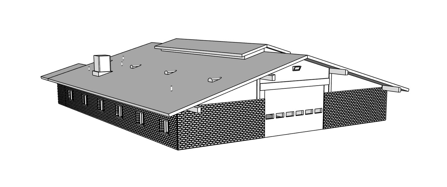 00065 - N Scale Model Kit - Fire Station 127