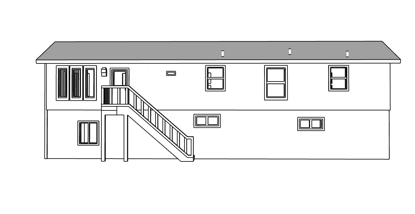 00074 - N Scale Model Kit - Henderson Home