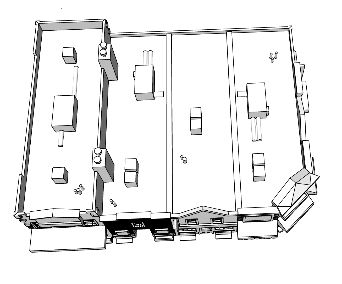 00082 - N Scale Model Kit - Gold Creek Shops - Right