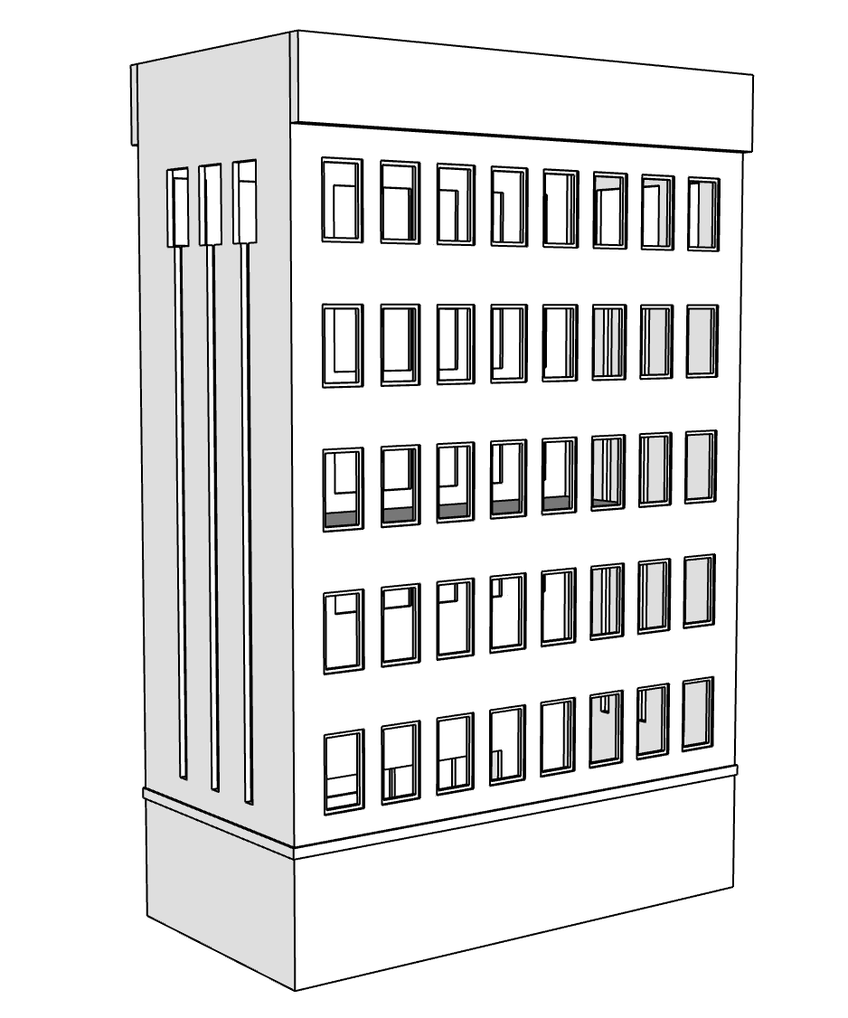 00010 - Towering Heights - N Scale Model Kit