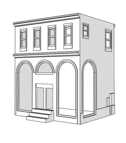 00003 - N Scale Model Kit - Fairhaven Offices