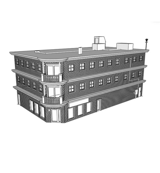 00035 - N Scale Model Kit - Penrose Hall