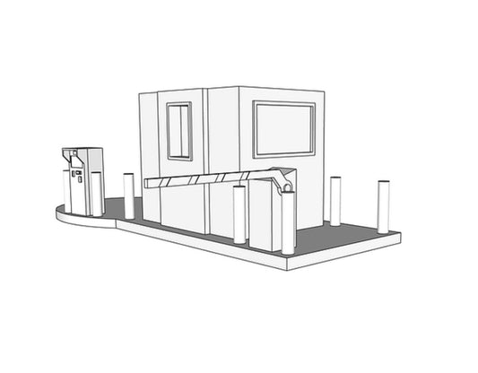 00012 - N Scale Model Kit - Parking Kiosk