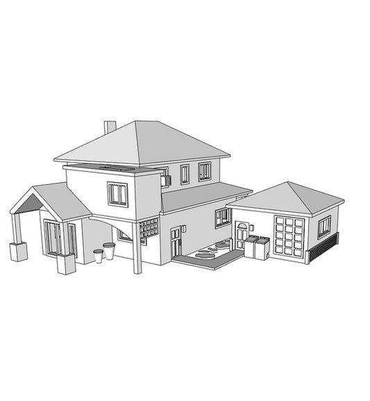 00034 - N Scale Model Kit - The Appleton Estate