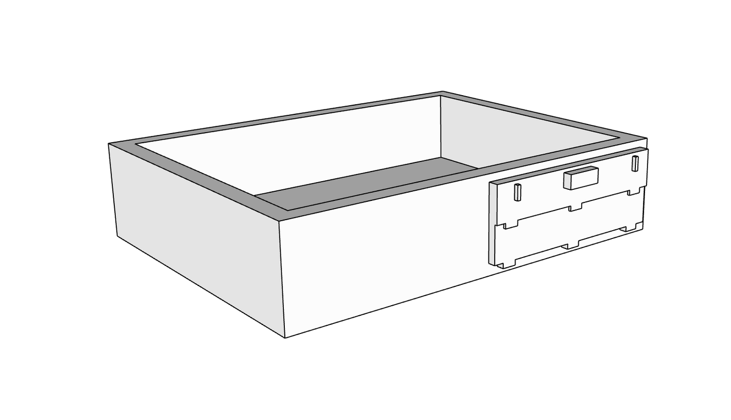 00105 - N Scale Model Kit - Locomotive Fuel Tank
