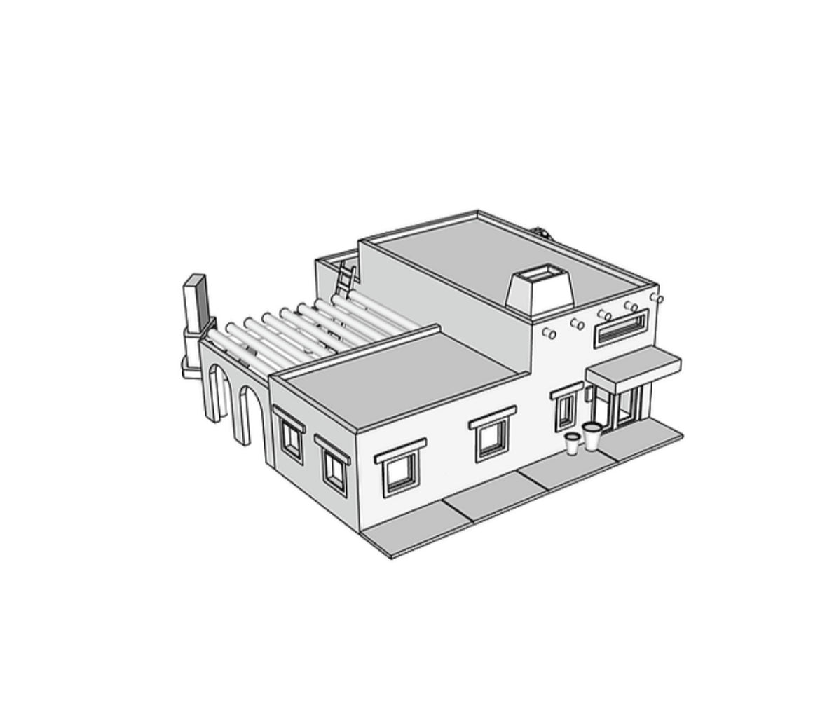 00028 - N Scale Model Kit - Desert Haven