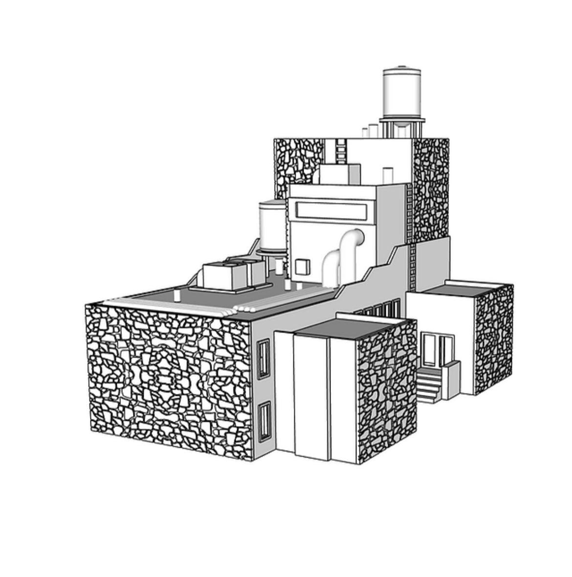 00026 - N Scale Model Kit - Omni Factory