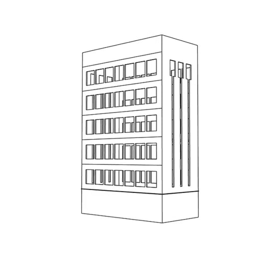 00010 - N Scale Model Kit - Towering Heights