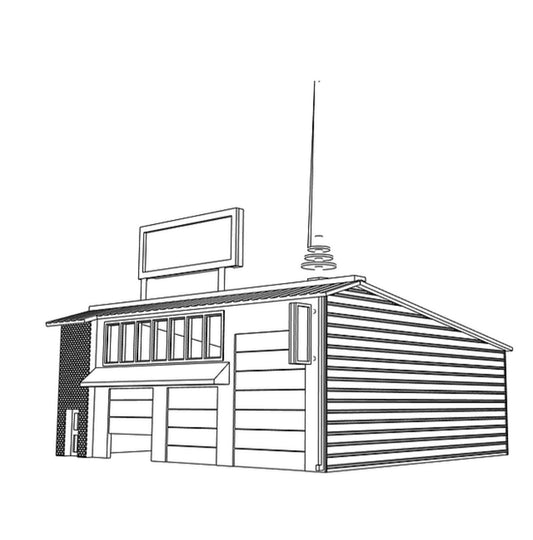 00014 - N Scale Model Kit - Cosmic Garage