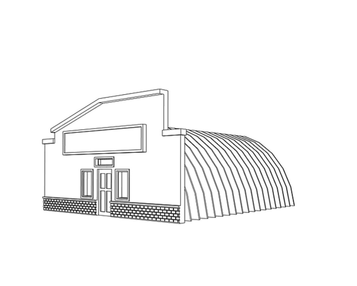 00008 - N Scale Model Kit - The Hopper Q Hut
