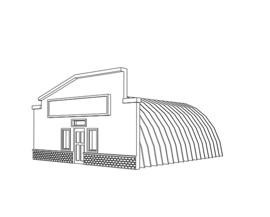 00008 - N Scale Model Kit - The Hopper Q Hut