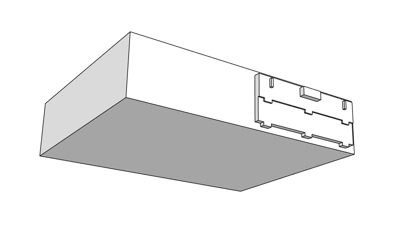 00105 - N Scale Model Kit - Locomotive Fuel Tank