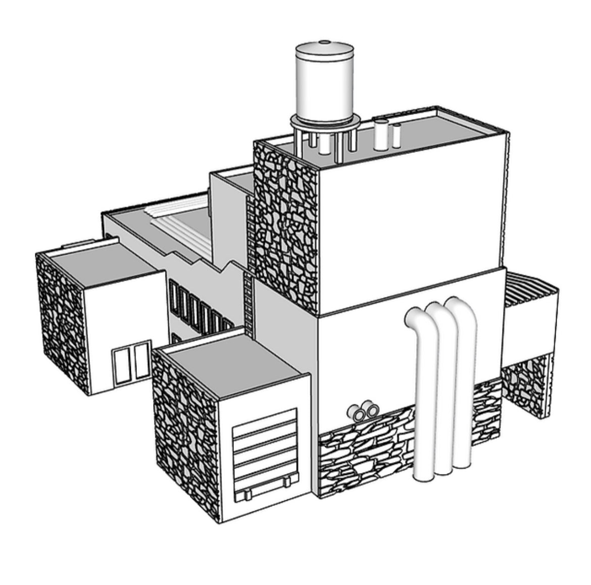 00026 - N Scale Model Kit - Omni Factory
