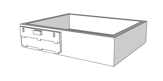 00105 - N Scale Model Kit - Locomotive Fuel Tank