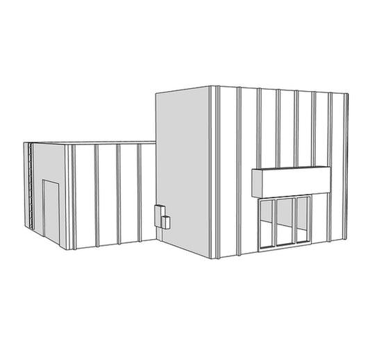 00005 - N Scale Model Kit - Pacific Warehouse