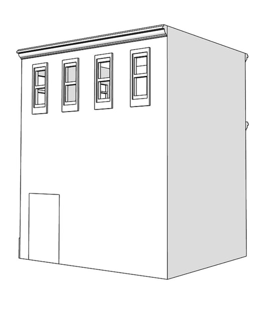 00003 - N Scale Model Kit - Fairhaven Offices