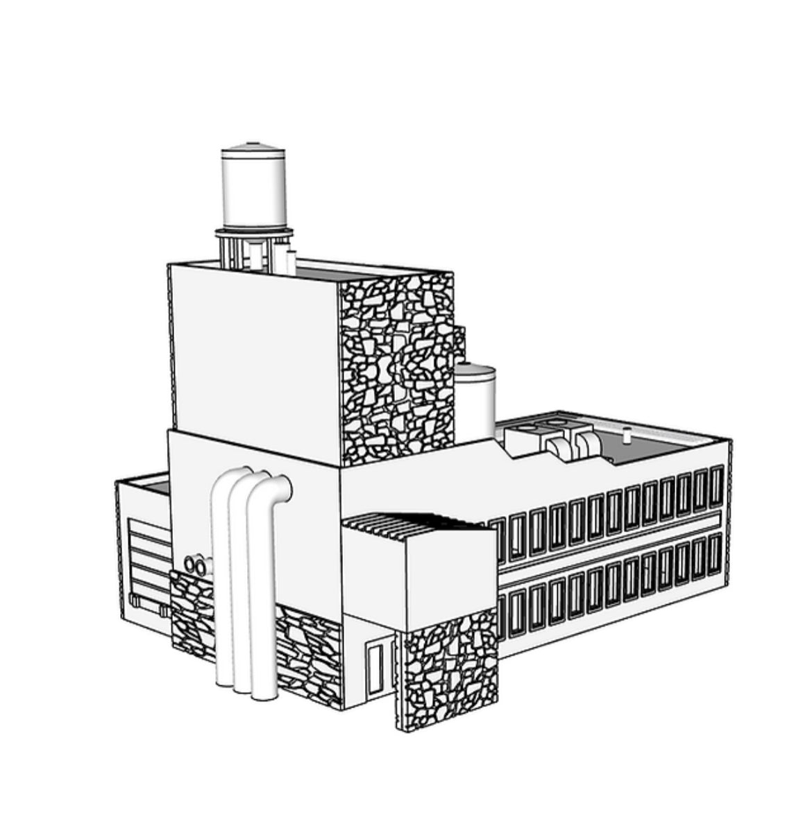 00026 - N Scale Model Kit - Omni Factory