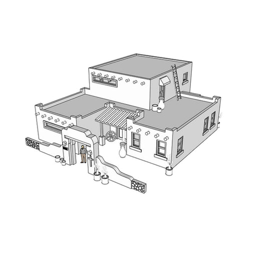 00027 - N Scale Model Kit - Casa Del Sol
