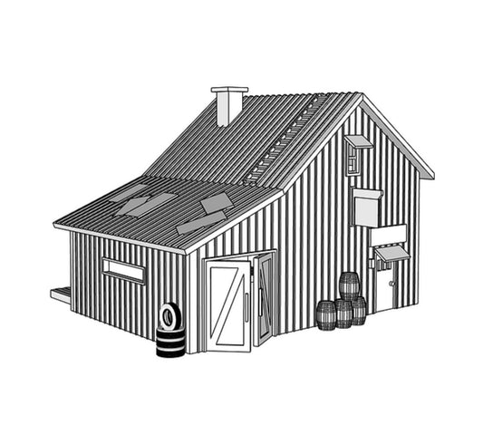 00017 - N Scale Model Kit - Rusty Roost