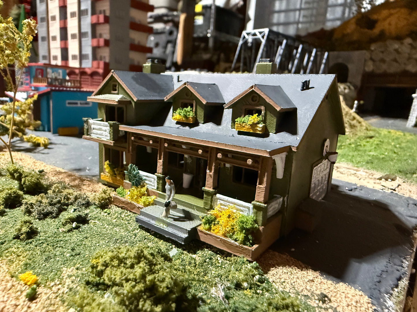 00073 - Sunnyridge Home - N Scale Model Kit
