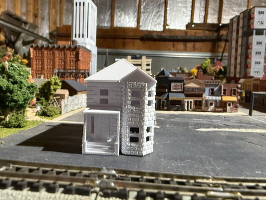 00007 - Grandmont House - Brick Siding - N Scale Model Kit