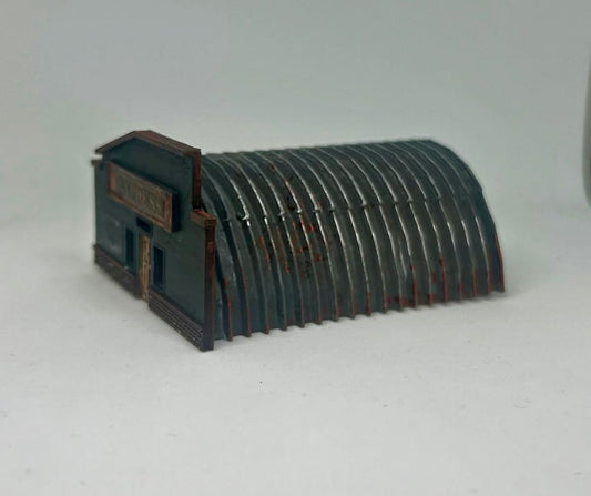 00008 - The Hopper Q Hut (Open) - N Scale Model Kit