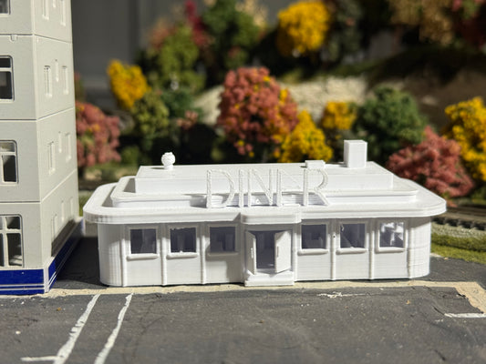 00021 - Timeless Diner - Detailed Interior - N Scale Model Kit