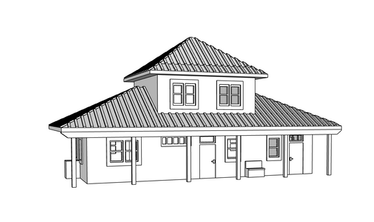00044 - N Scale Model Kit - Harper Depot